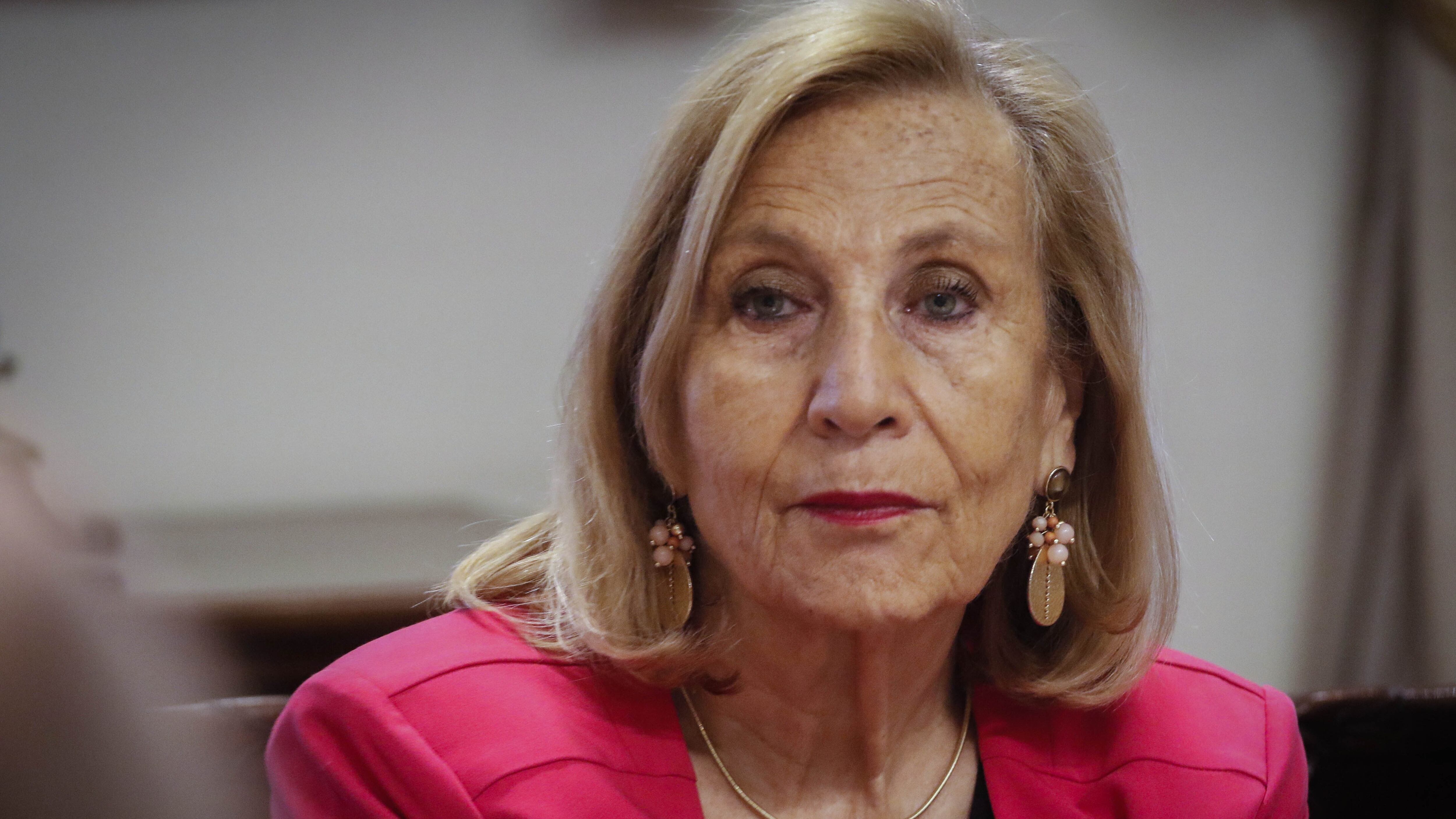 16 de marzo del 2020/SANTIAGOLa Ex ministra de Salud, Helia Molina, participa de la reunion con el Presidente de la Republica y representantes de la ciencia y la medicina para dialogar sobre las acciones para proteger a la población del coronavirus.
FOTO: SEBASTIAN BELTRAN GAETE/AGENCIAUNO