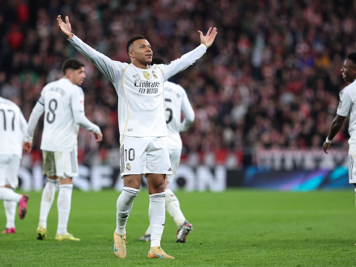 El Real Madrid volvió a los triunfos en La Liga con un sensacional doblete de Kylian Mbappé
