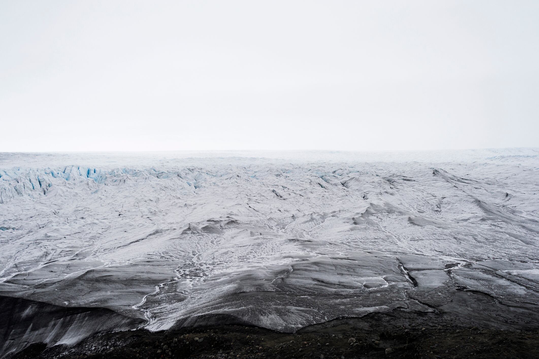Greenland Ice Sheet, Qeqqata Municipality, Kangerlussuaq, Greenland.