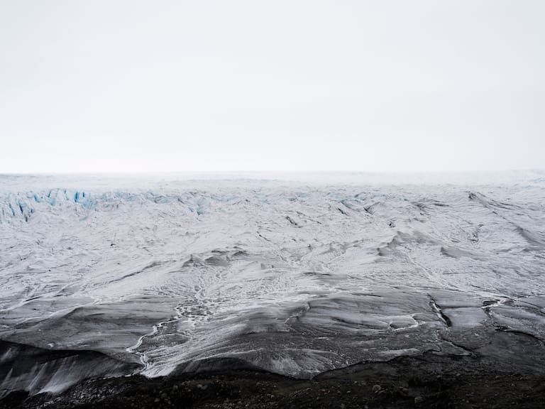Greenland Ice Sheet, Qeqqata Municipality, Kangerlussuaq, Greenland.