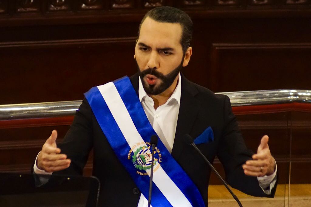 El mandatario salvadoreño Nayib Bukele