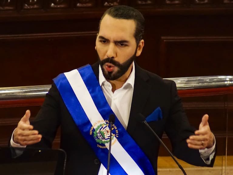 El mandatario salvadoreño Nayib Bukele