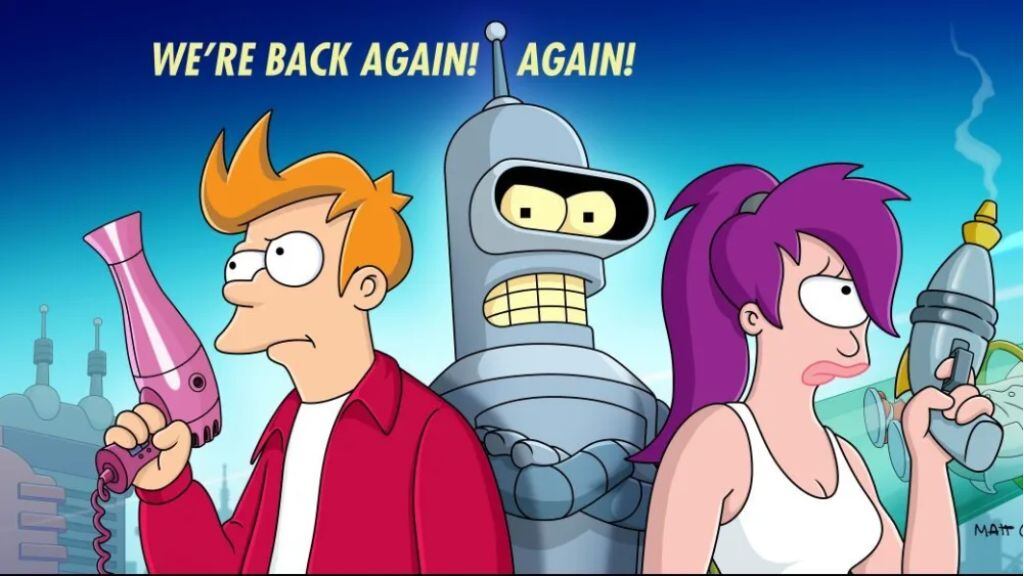 futurama - nueva tmporada - tráiler - fecha de estreno