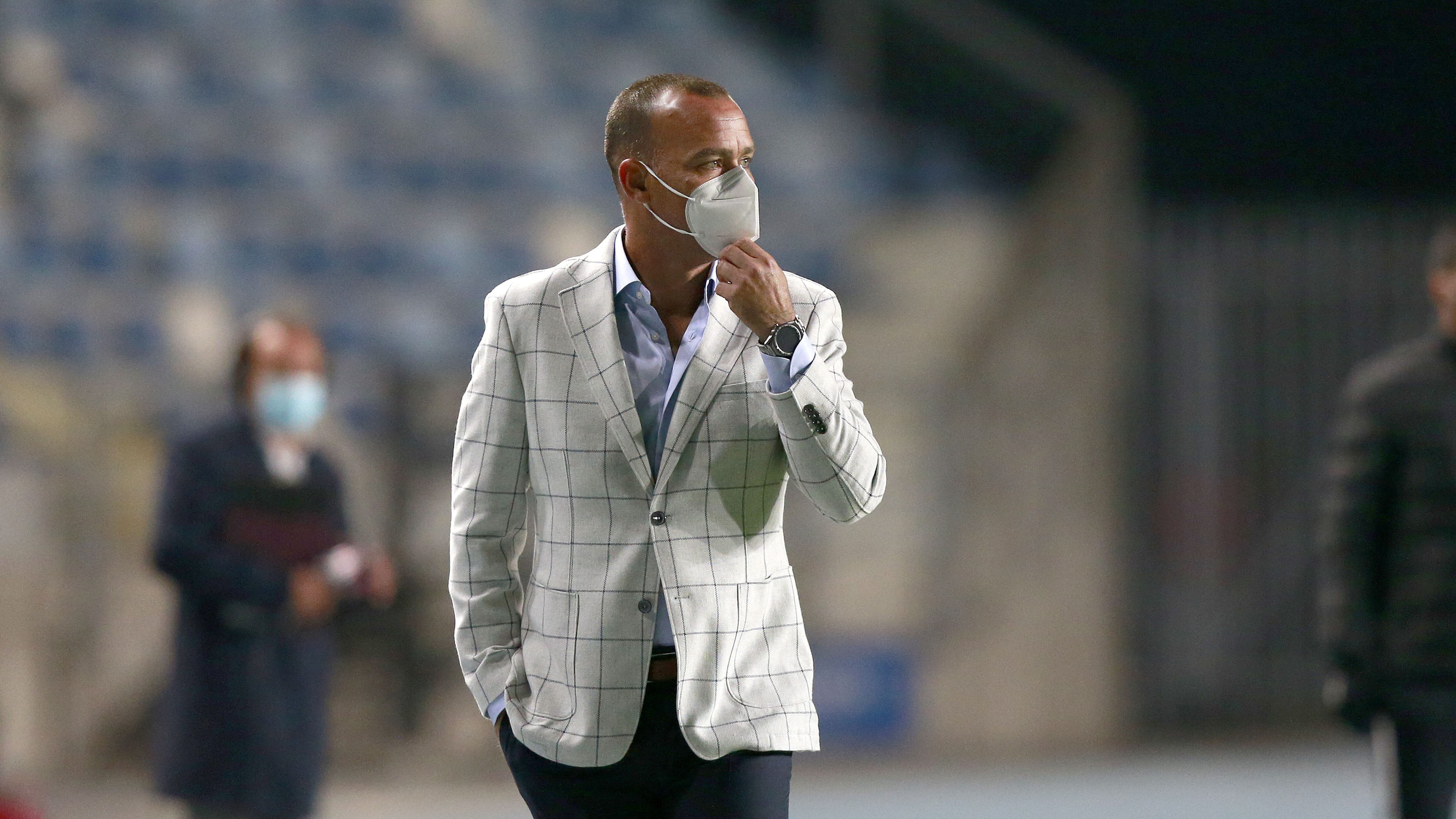 19 de Abril del 2021/RANCAGUAEl Director Tecnico de Universidad de Chile Rafael Dudamel, durante el partido valido por la cuarta fecha del Campeonato Nacional AFP PlanVital 2021, entre Universidad de Chile vs Union Espaola, disputado en el Estadio El Teniente.
FOTO:JAVIER VALDES LARRONDO/AGENCIAUNO