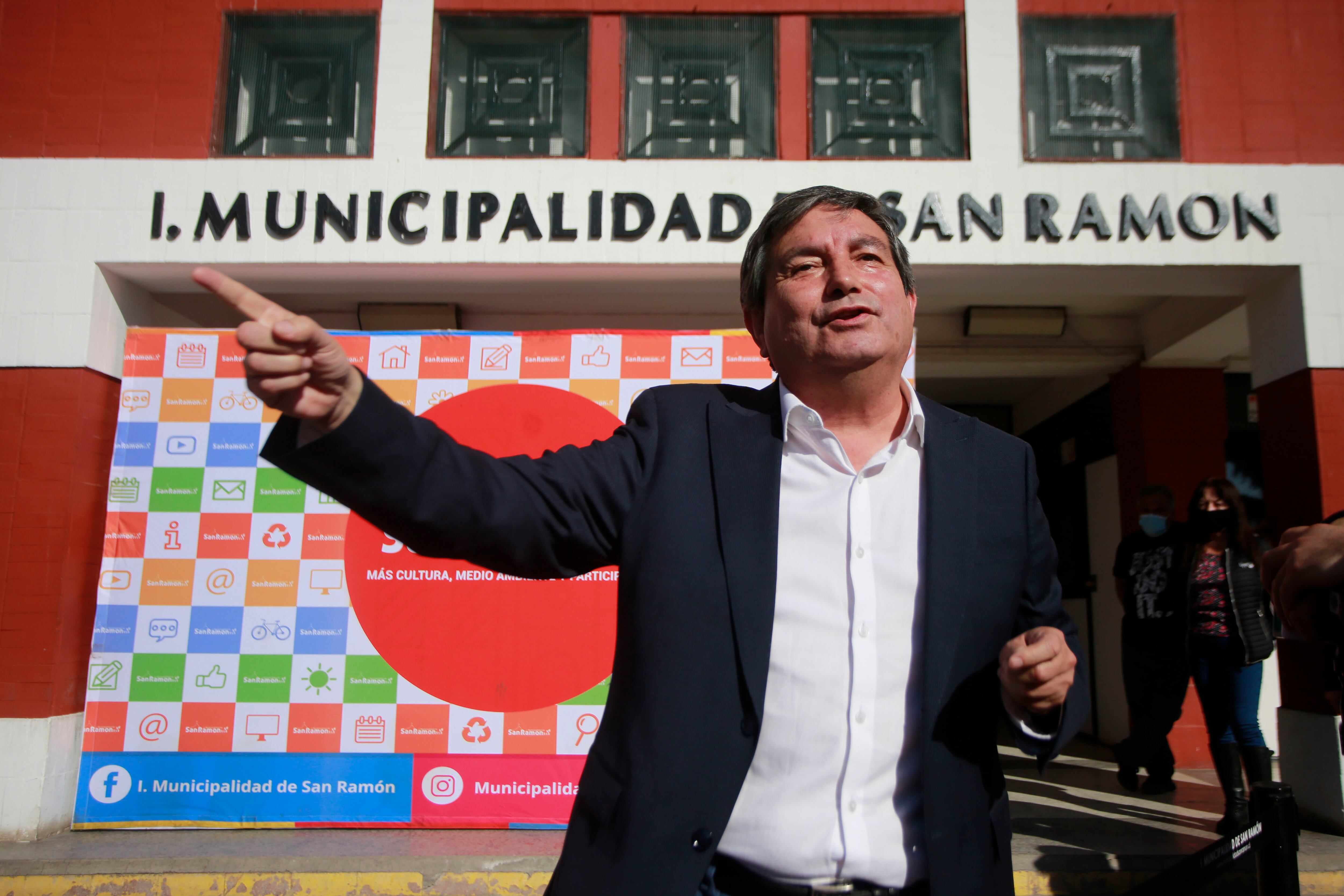 Miguel Ángel Aguilera, alcalde de San Ramón / Agencia Uno