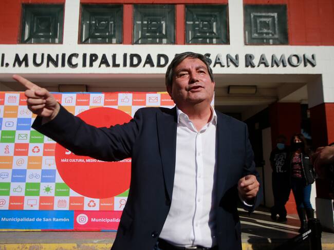 Miguel Ángel Aguilera, alcalde de San Ramón / Agencia Uno