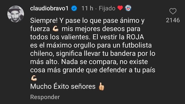 Claudio Bravo vía Instagram
