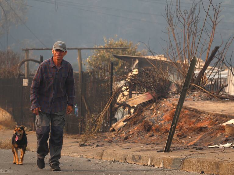 19 de ENERO DE 2026 / CONCEPCIÓN
Persona recorriendo los escombros tras el incendio que afectó a Punta de Parra y otros sectores de la zona
FOTO : LUKAS AGUAYO/ AGENCIA UNO