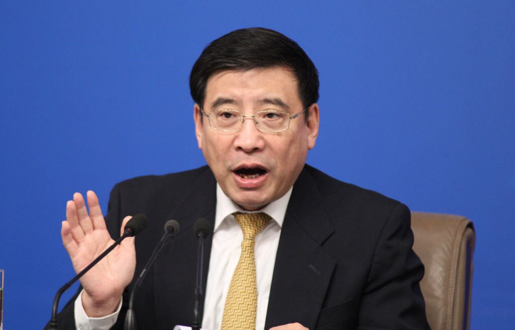 El ministro chino de industrias Miao Wei