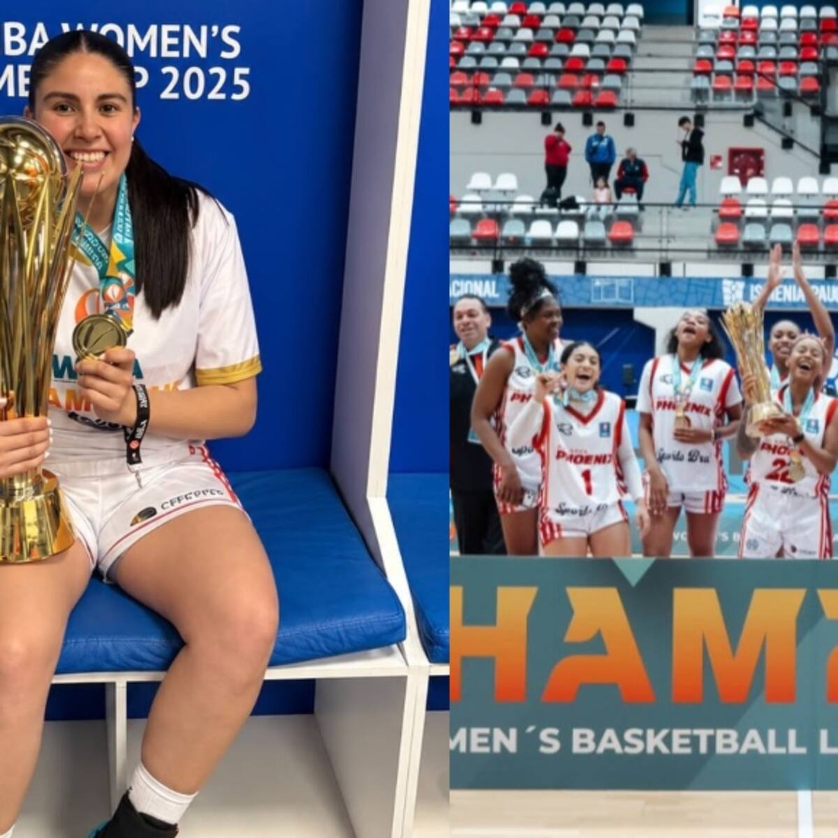 Es chilena y fue campeona de la Women’s Basketball League Americas ganándole la final a un elenco nacional: “Ha sido una experiencia espectacular”