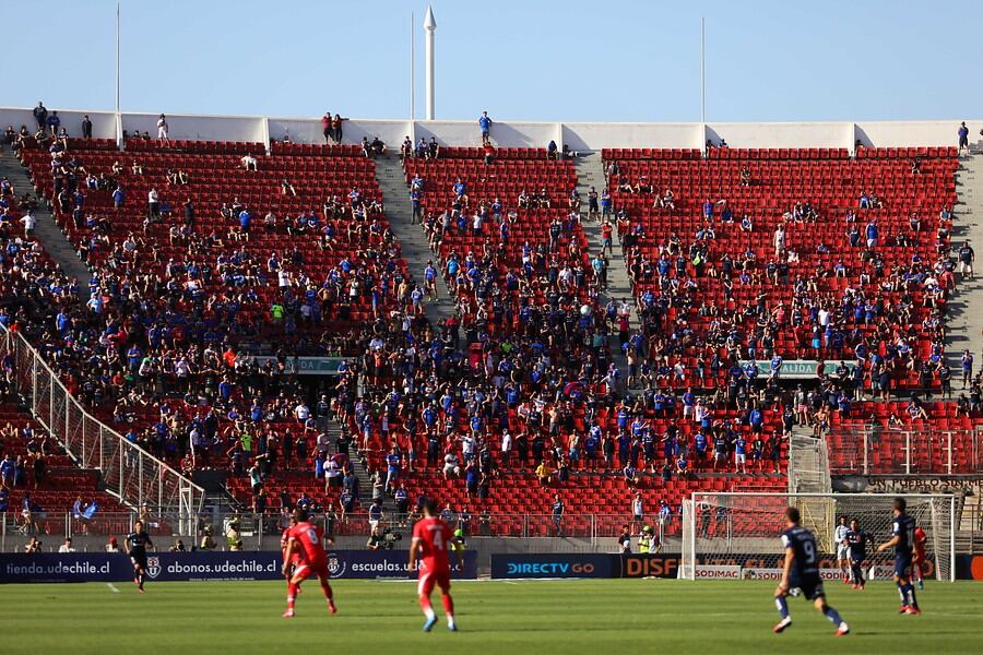 La baja asistencia de hinchas de La U