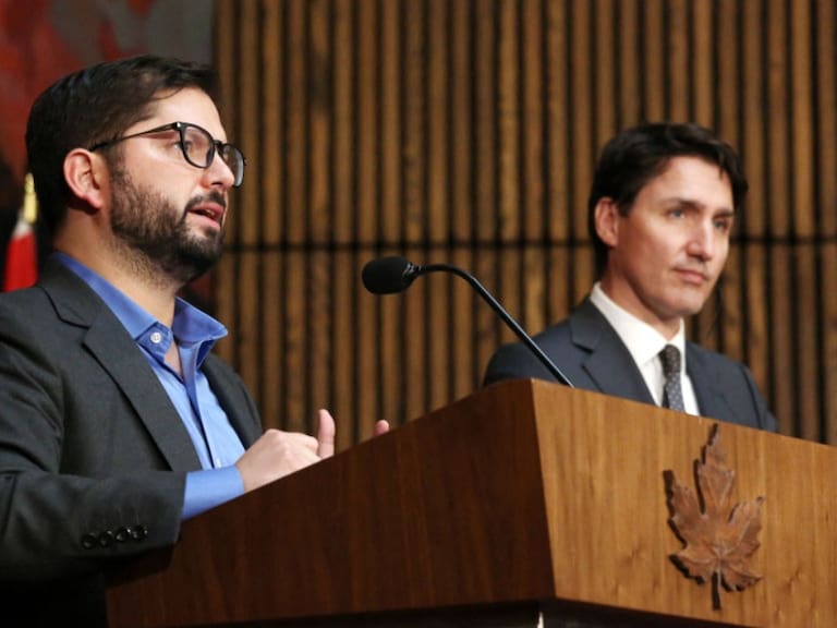 Tras reunión con Trudeau, Presidente Boric afirmó que busca aplicar un control de armas como el impulsado en Canadá