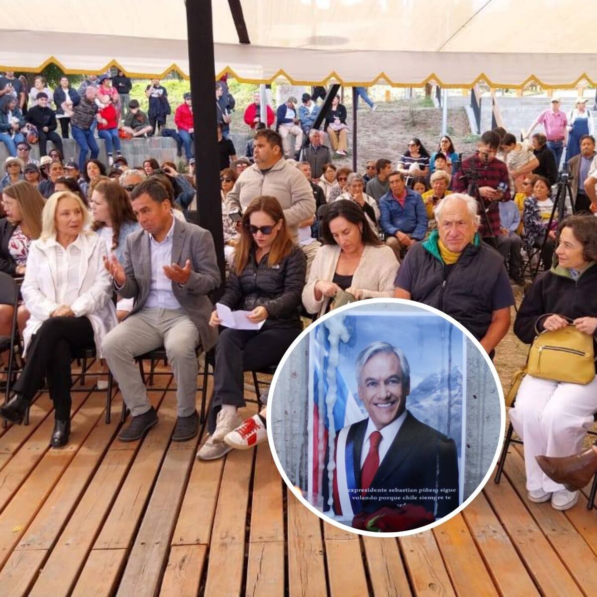 Con presencia de Cecilia Morel y su familia: realizan misa en Lago Ranco por aniversario de muerte de Sebastián Piñera