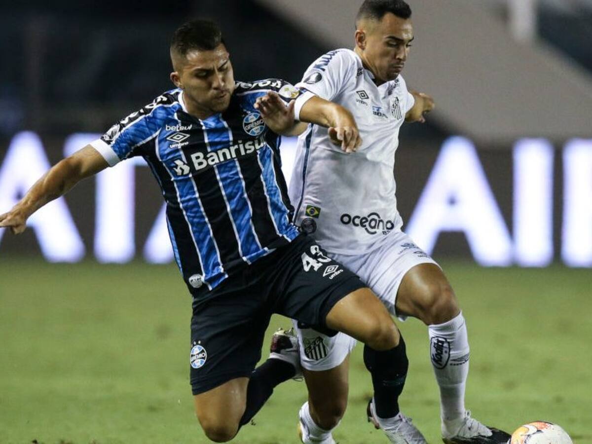 Gremio de César Pinares le dijo adiós a la Copa Libertadores tras ser goleado por el Santos