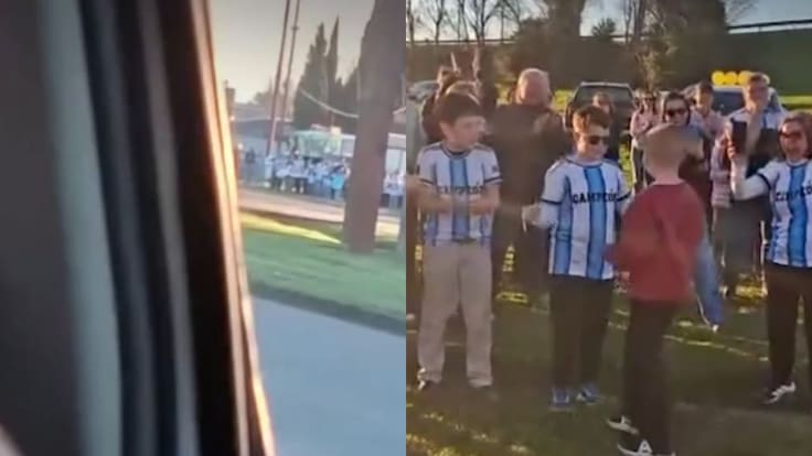 Hizo llorar a muchos: el emotivo registro de un niño argentino al ser recibido por sus amigos tras un tratamiento médico