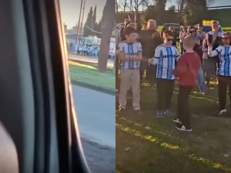 Hizo llorar a muchos: el emotivo registro de un niño argentino al ser recibido por sus amigos tras un tratamiento médico