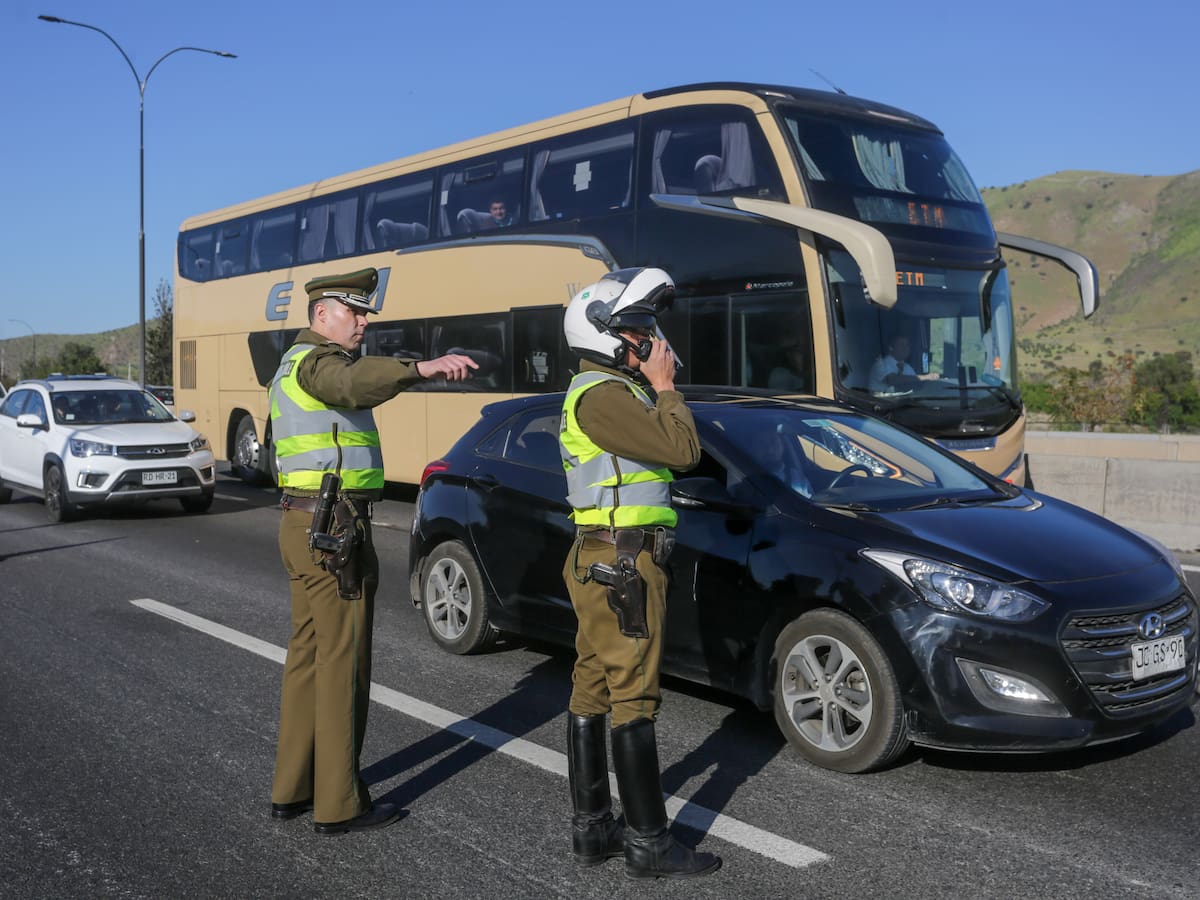 Carabineros entrega balance de fin de año: flujo vehicular es menor a lo proyectado