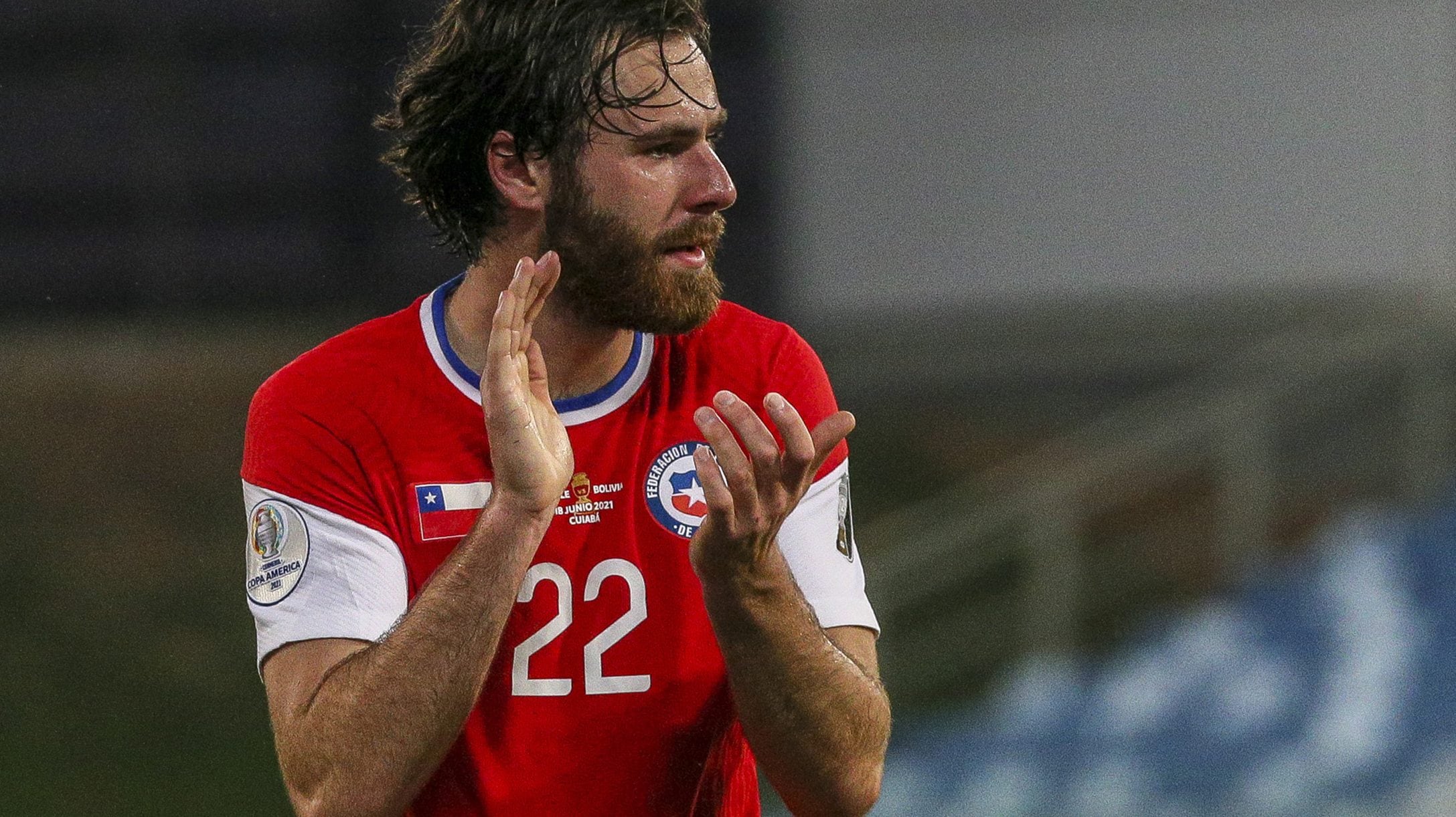 Ben Brereton alenta a Inglaterra durante la final de la Eurocopa