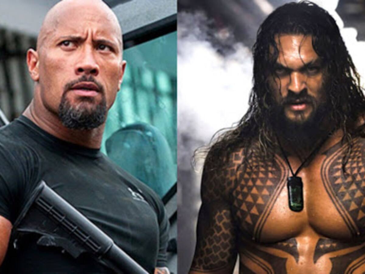 El lindo gesto que tuvo Jason Momoa con la hija de tres años de Dwayne Johnson