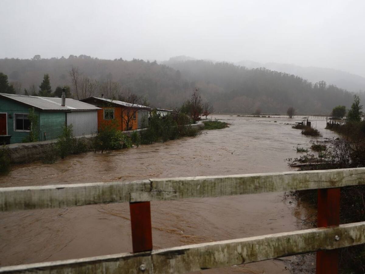 Alerta Amarilla en Arauco por crecida del río Pichilo: caudal alcanza nivel de riesgo
