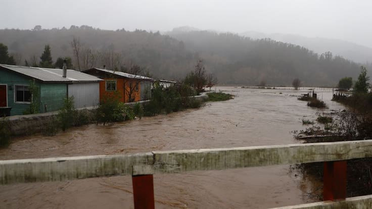 Alerta Amarilla en Arauco por crecida del río Pichilo: caudal alcanza nivel de riesgo