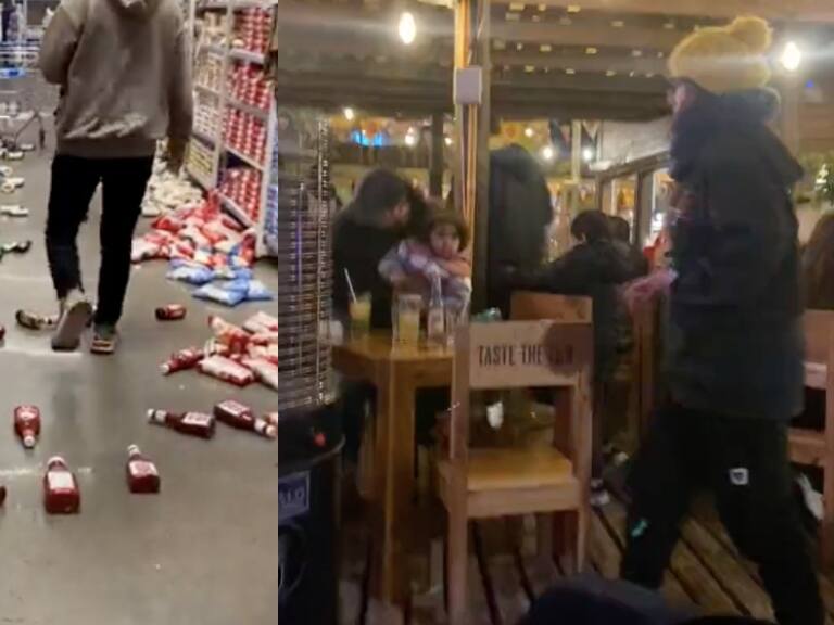 VIDEOS: las imágenes que dejó el temblor 6,4 en la región de Coquimbo