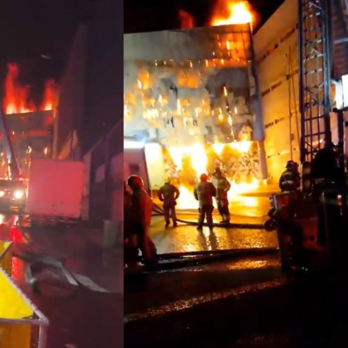 Incendio afecta a galpones de Mall Zofri en Iquique: decena de bomberos trabajan en el lugar
