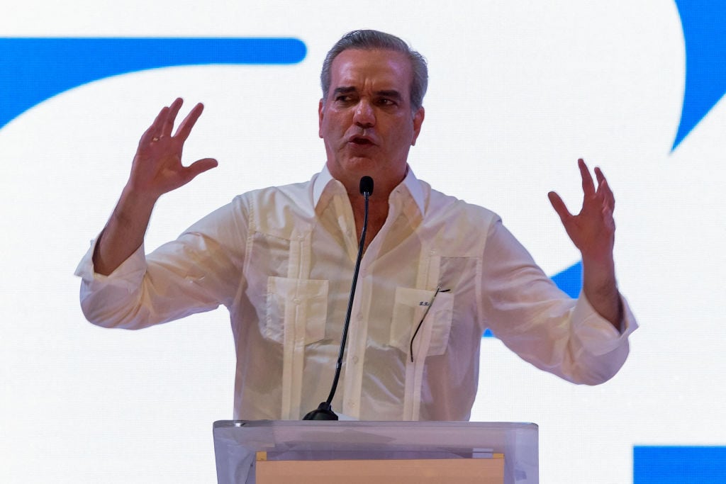 El presidente de la República Dominicana, Luis Abinader