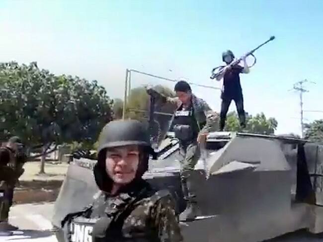 La banda Cartel Jalisco Nueva Generación muestra su tanque casero