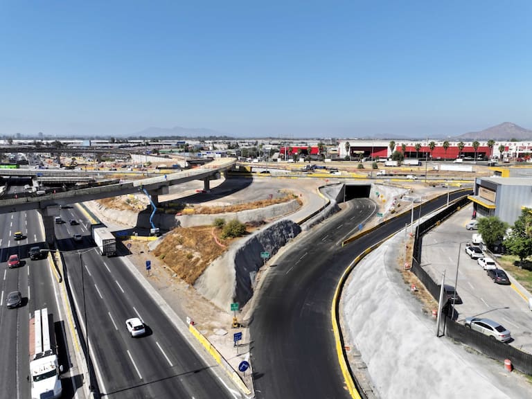 Reduciría los tiempos de viaje: habilitan nueva conexión bajo nivel en autopista Vespucio Norte para acceso a Santiago Centro