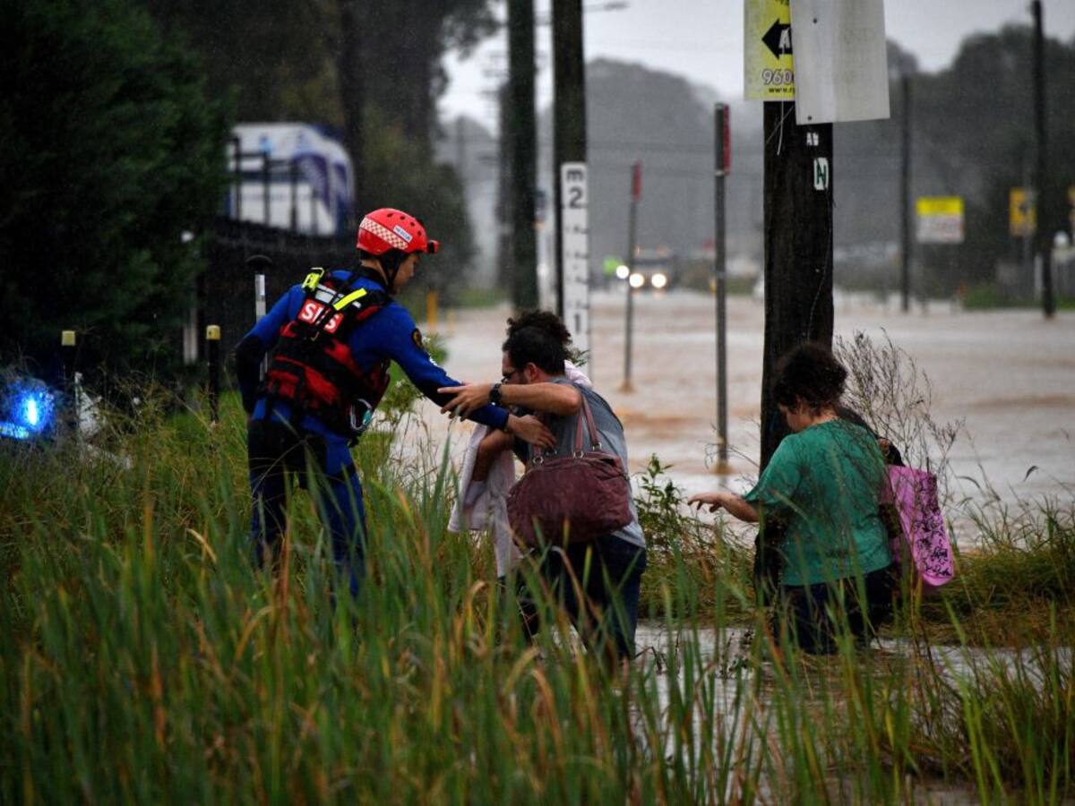 Australia debió evacuar su costa este por las inundaciones