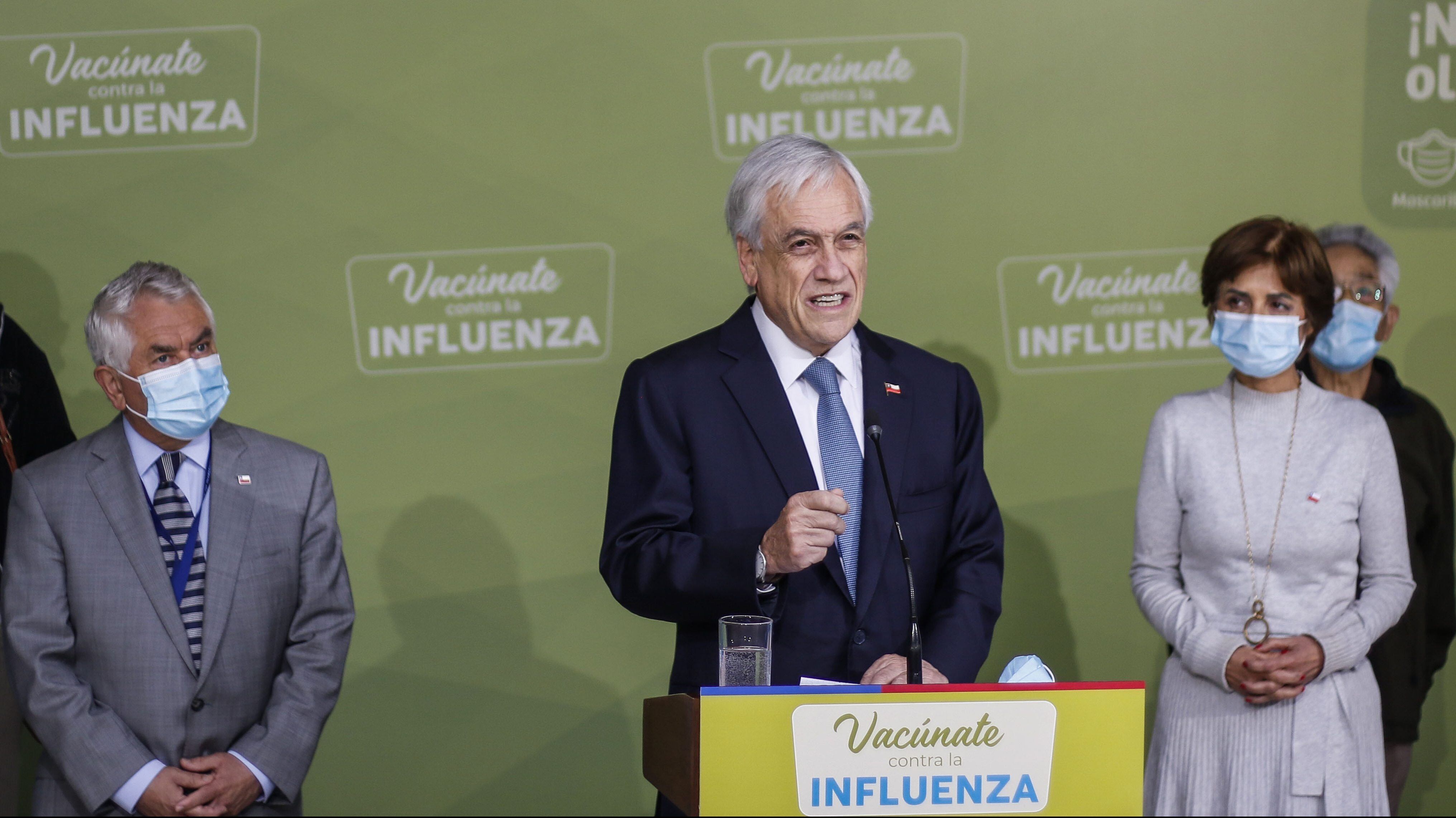 Presidente Piñera por críticas al manejo de la pandemia