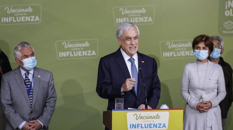 Presidente Piñera por críticas al manejo de la pandemia
