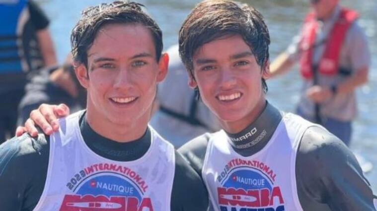 Matías González y Martín Labra se lucen al lograr podio planetario adulto en el Moomba Masters de esquí náutico