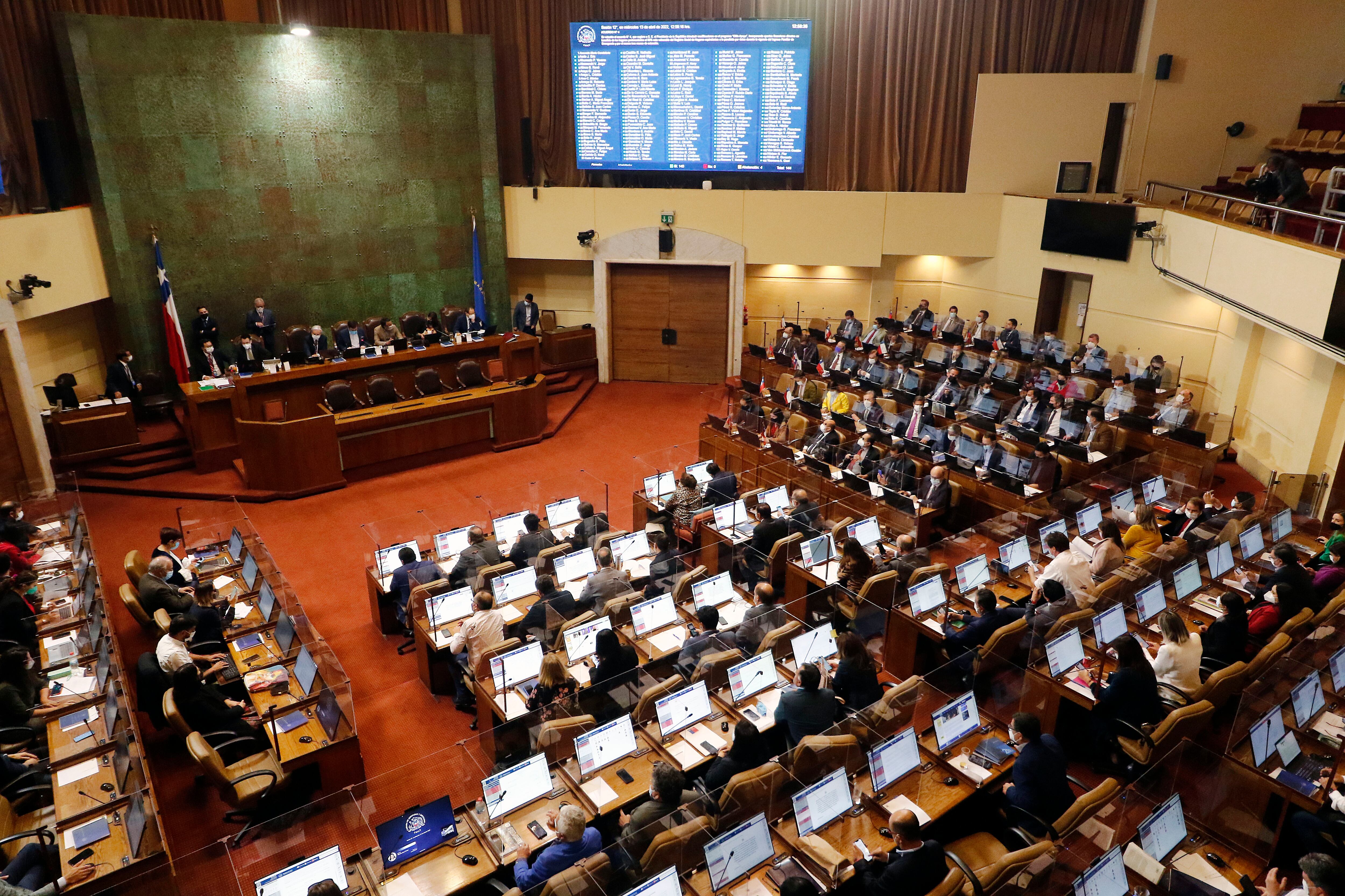 13 DE ABRIL DE 2022/VALPARAISOVista general de la Sesión de la Cámara de Diputados.
FOTO: LEONARDO RUBILAR CHANDIA/AGENCIAUNO
