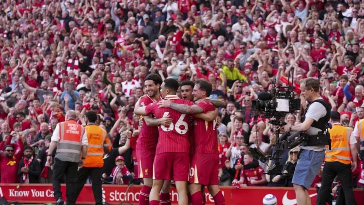 Dominio absoluto: Liverpool masacra al Tottenham en Anfield y se convierte en el flamante campeón de la Premier League 2024-25