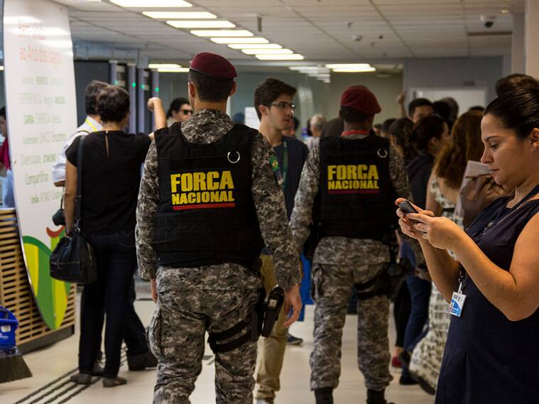 Efectivos de la Fuerza Nacional cumplen sus labores en Brasil
