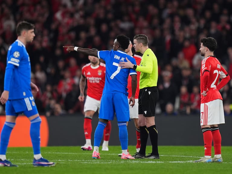 Vinicius Junior denuncia acto de racismo de jugador del Benfica en su contra: árbitro activó protocolo