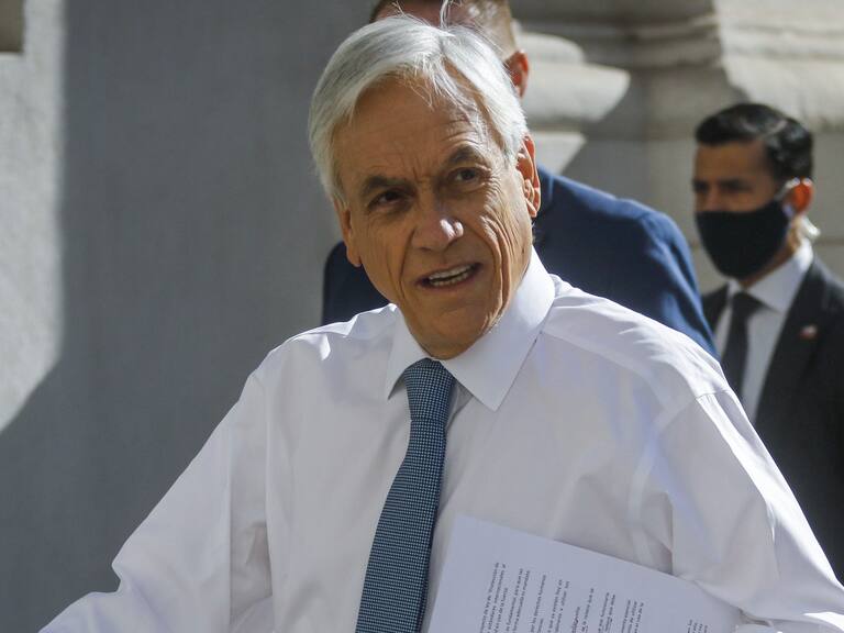 Presidente Piñera por baja aprobación
