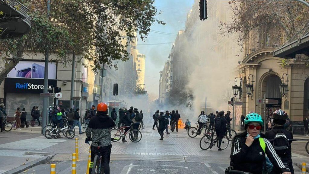Incidentes en las afueras del exCongreso