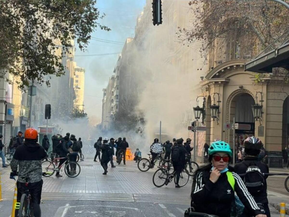 Se registran los primeros incidentes en las cercanías al exCongreso