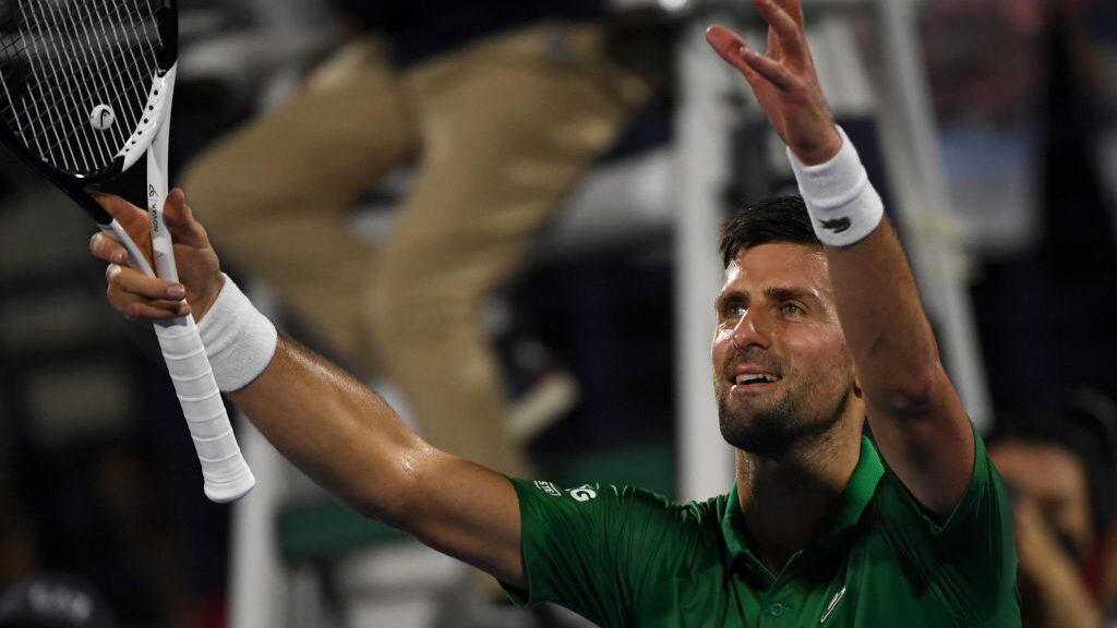 Novak Djokovic apareció en el cuadro principal de Indian Wells pero aún no está autorizado a jugar