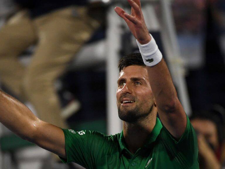 Novak Djokovic apareció en el cuadro principal de Indian Wells pero aún no está autorizado a jugar