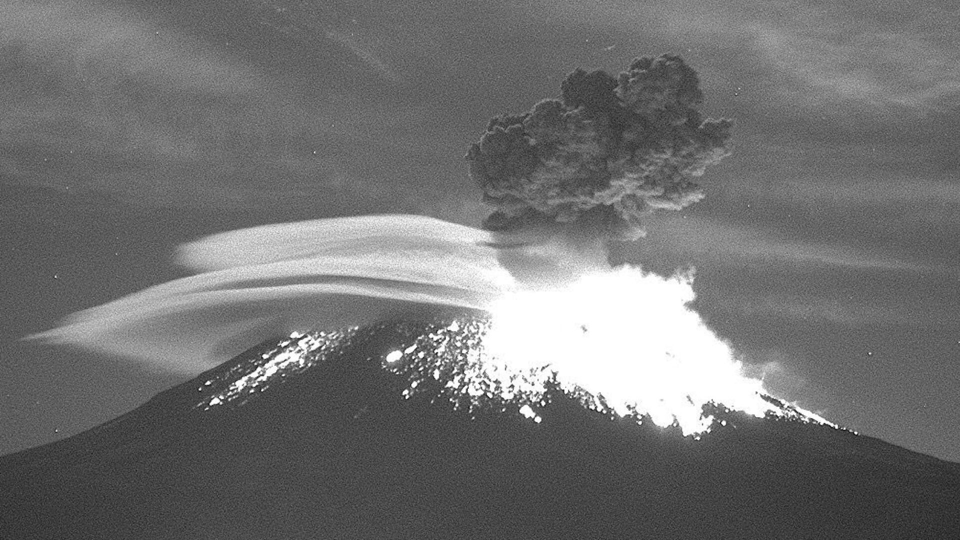 México, volcán Popocatépetl