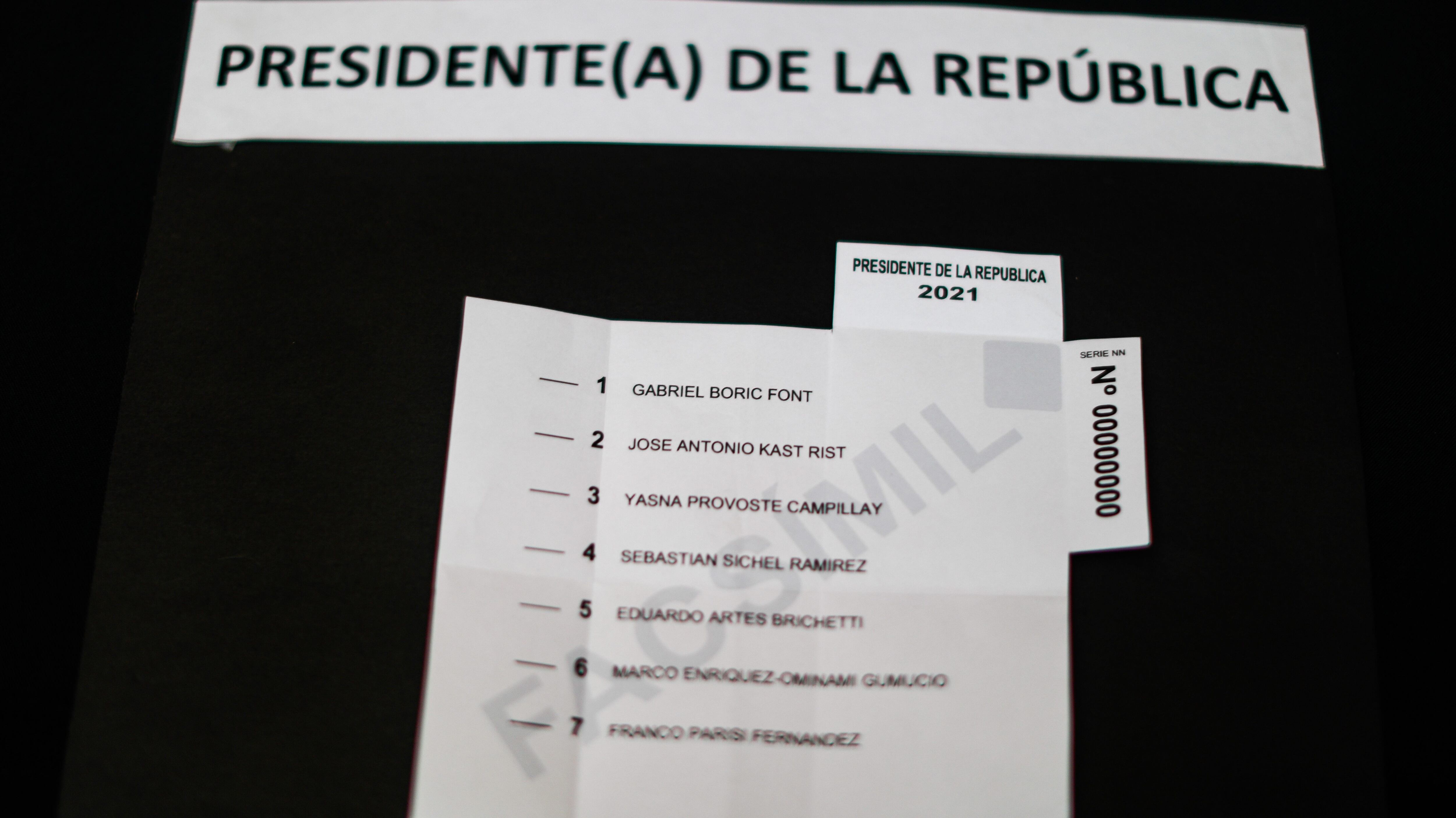 Facsímil de Presidente