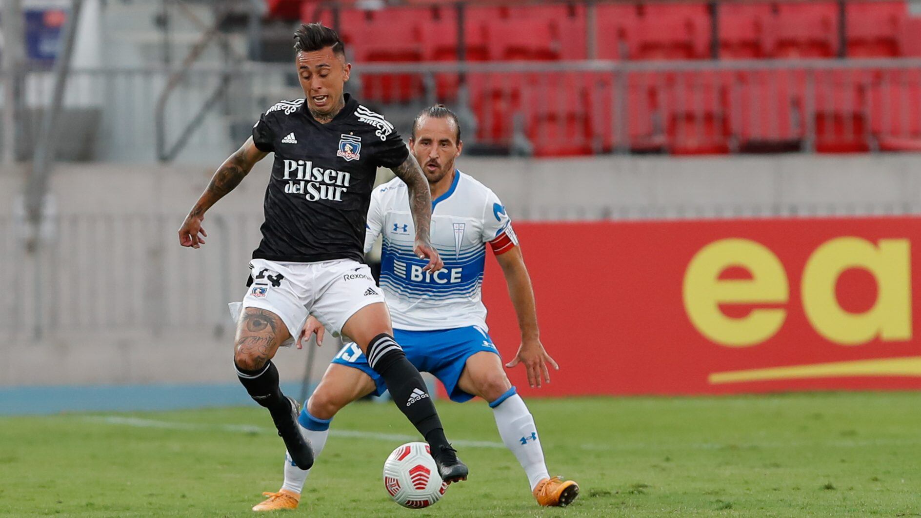 21 de Marzo del 2021/SANTIAGOMartin Rodriguez(c), durante el partido valido por la Final de la Supercopa Easy 2020, entre Universidad Católica vs Colo Colo, disputado en el Estadio Nacional.
FOTO:FRANCISCO LONGA/AGENCIAUNO