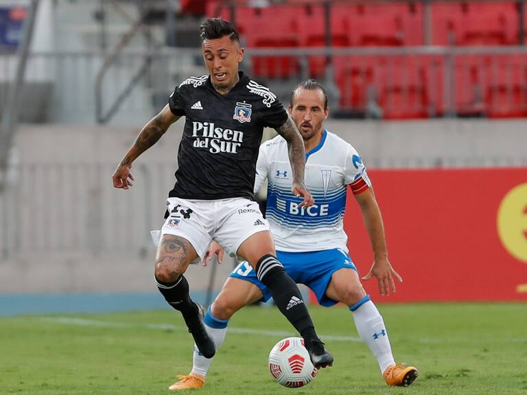 21 de Marzo del 2021/SANTIAGOMartin Rodriguez(c), durante el partido valido por la Final de la Supercopa Easy 2020, entre Universidad Católica vs Colo Colo, disputado en el Estadio Nacional.
FOTO:FRANCISCO LONGA/AGENCIAUNO
