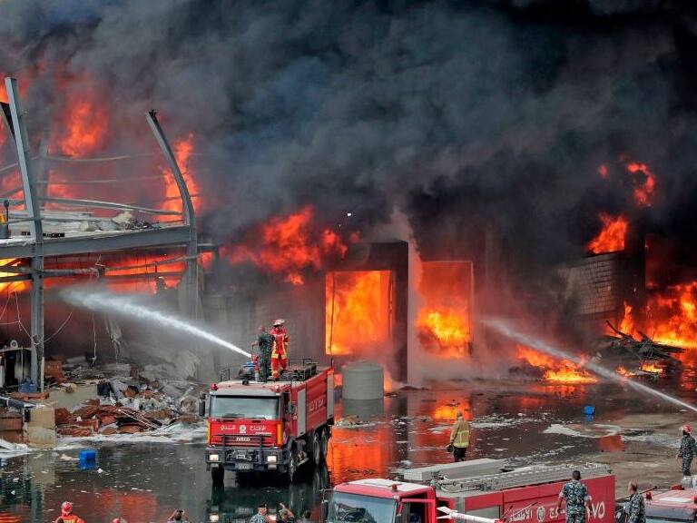 Chilena en Beirut entregó detalles del incendio que afectó al puerto de la ciudad y revivió los temores de la explosión de agosto