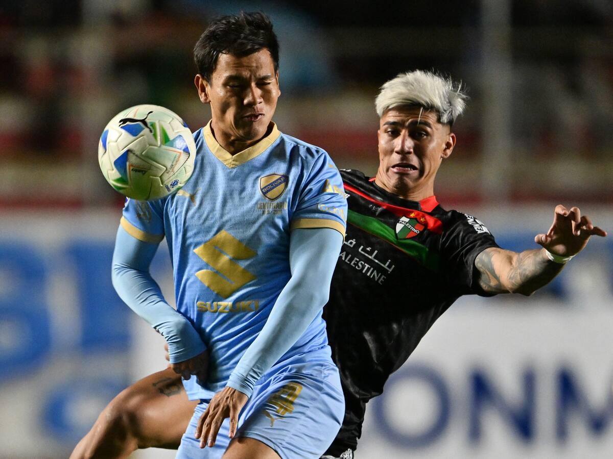 Palestino se derrumba en La Paz, sufre una goleada ante Bolívar y queda con un pie afuera de la Copa Sudamericana