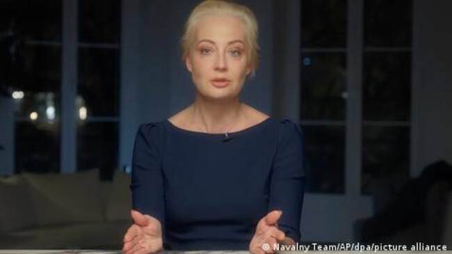 Yulia Navalnaya, esposa de Alexei Navalny, ha calificado a Vladimir Putin de "asesino de mi marido".